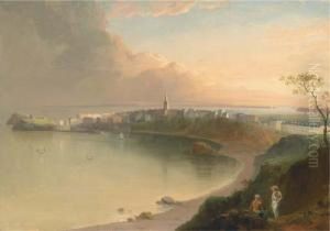 View Of Tenby From The North-east