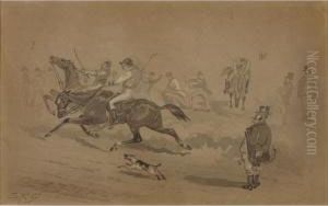 Rough Riders Bourke Street West by Samuel Thomas Gill