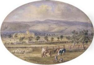 A View Of St Peters College by Samuel Thomas Gill