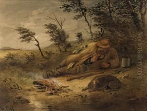 Night Camp by Samuel Thomas Gill