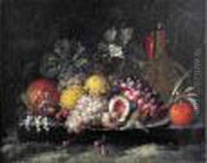 Fruits Sur Un Plateau Fruits Sur Un Plateau