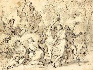 Bacchanale by Claude Gillot
