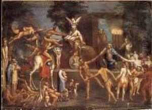 Scena Di Stregoneria by Claude Gillot