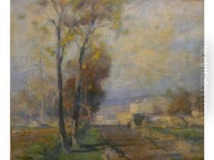 Sur Le Chemin by Eugne-Louis Gillot