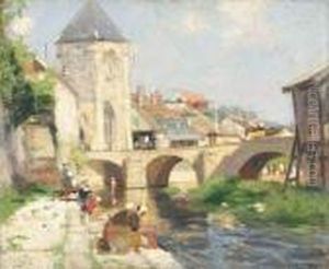 Lavandieres A Moret Sur Loing