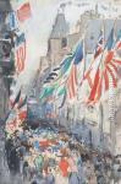 Rue Pavoisee - view 1