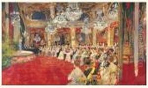 Paris, Soiree De Gala Lors De La
Visite Du Roi George V D'angleterre Au President Raymond Poincare Paris, Soiree De Gala Lors De La
Visite Du Roi George V D'angleterre Au President Raymond Poincare