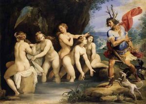 Diana and Actaeon 1603-06 by Giuseppe Cesari