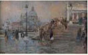 La Salute A Venise by Eugne-Louis Gillot