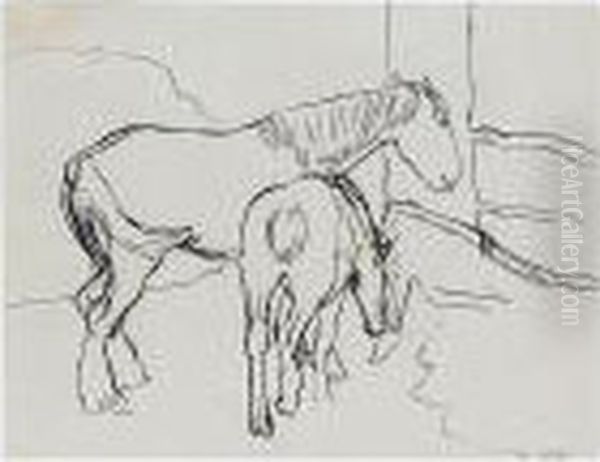 Horse And Foal - view 1
