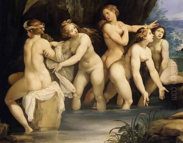 Diana and Actaeon (detail 1) 1603-06 - view 1