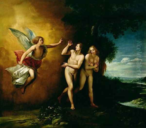 The Expulsion of Adam and Eve - view 1