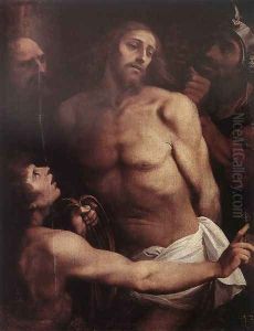 The Mocking of Christ c. 1598 by Giuseppe Cesari