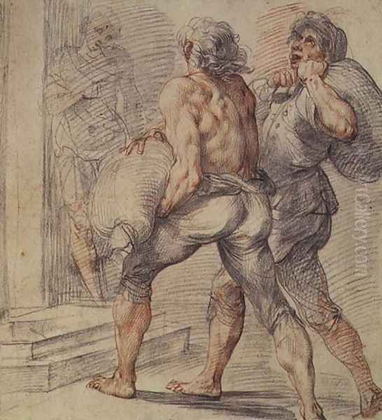 Study of Tax Collectors, c.1591-93 - view 1