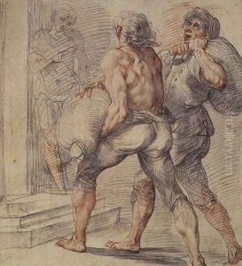 Study of Tax Collectors, c.1591-93 by Giuseppe Cesari