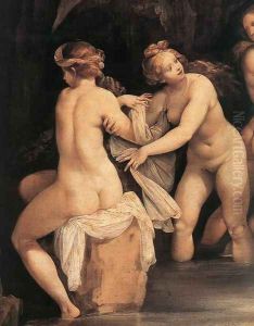 Diana and Actaeon (detail) 2 by Giuseppe Cesari