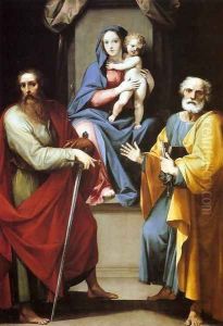 Madonna and Child with Sts. Peter and Paul by Giuseppe Cesari