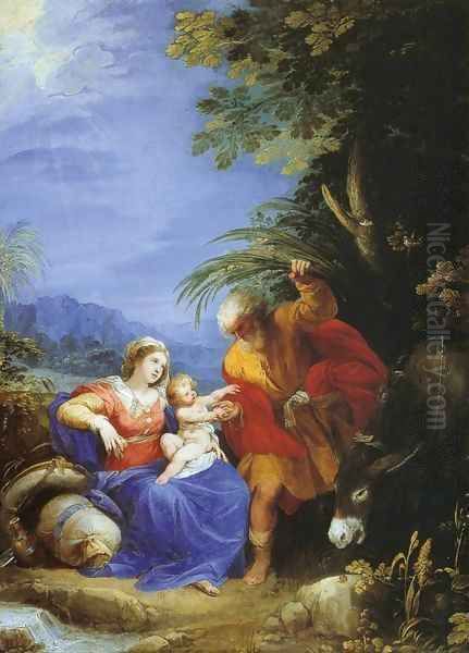 The Rest on the Flight into Egypt by Giuseppe Cesari