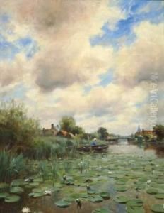 Mare Aux Nenuphars - De Waterlelies by Victor Olivier Gilsoul
