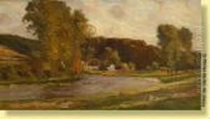 L'etang En Automne by Victor Olivier Gilsoul