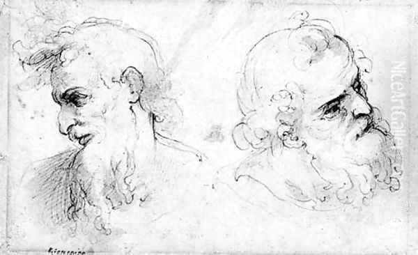 Two heads of Apostles - view 1