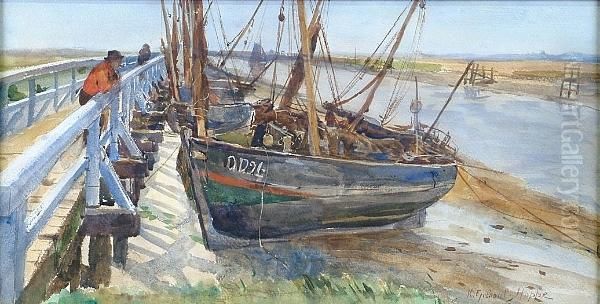 Pondering At Low Tide - view 1