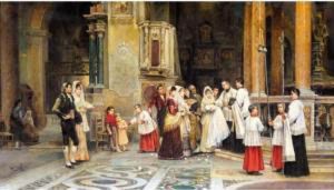 El Bautizo (the Baptism) by Juan Gimenez y Martin