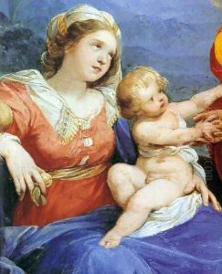 The Rest on the Flight into Egypt (detail) by Giuseppe Cesari