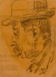 Retrato De Caballero Con Sombrero Retrato De Caballero Con Sombrero