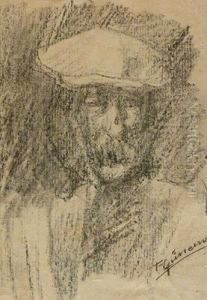 Hombre Con Boina. by Francisco Arasa