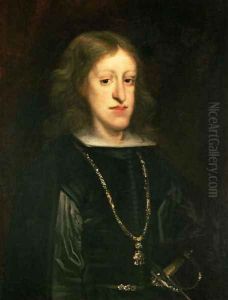 Charles II (1661-1700) of Spain by Juan Carreno De Miranda