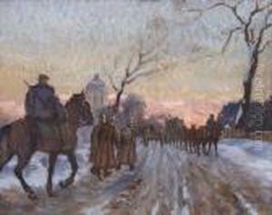 "orosz Harcter", 1916" by Lajos Gimes