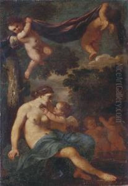 Venus And Cupid With Putti - view 1