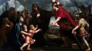 ?volumnia E I Figli Dinanzi A Coriolano? by Giacinto Gimignani