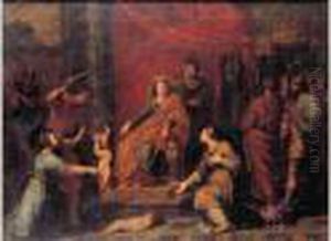 Le Jugement De Salomon by Giacinto Gimignani