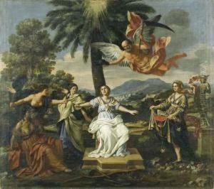 Allegoria Della Modestia Che Respinge L'ambizione In Favore Della Vita Contemplativa