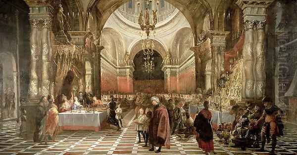 Belshazzar's Feast, c.1650-70 - view 1