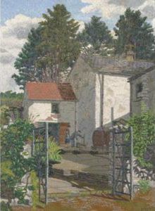 The Courtyard Of An Irish House by Charles Ginner