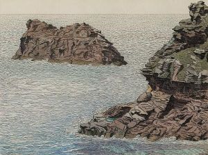 The Meachard, Boscastle, Cornwall by Charles Ginner