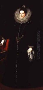 Portrait of the Duchess of Lerma by Juan Carreno De Miranda