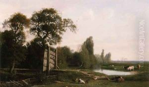 At The Watering Hole by Nicolas Louis Cabat