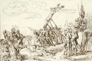 La Crocefissione. by Edoardo Gioia