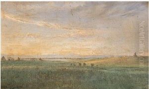 Paesaggio Della Campagna Romana by Edoardo Gioia