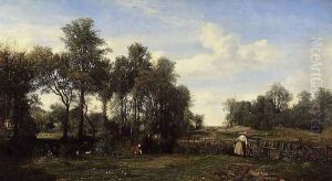 The Beaujon Garden by Nicolas Louis Cabat