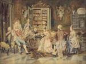 Scena D""interno by Belisario Gioja