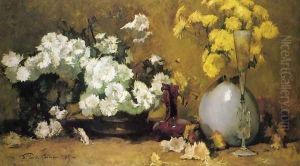 Chrysanthemums I by Emil Carlsen