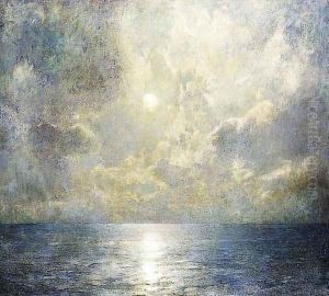 Moonlilt Seascape by Emil Carlsen