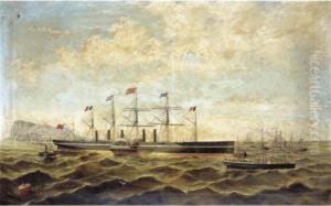 The Steamship by Adolfo Giraldez Y Penalver