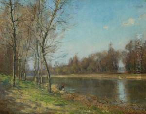 Neuville Sur Oise by Leon Giran-Max