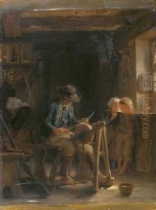 L'aiguiseur by Edouard-Henri Girardet